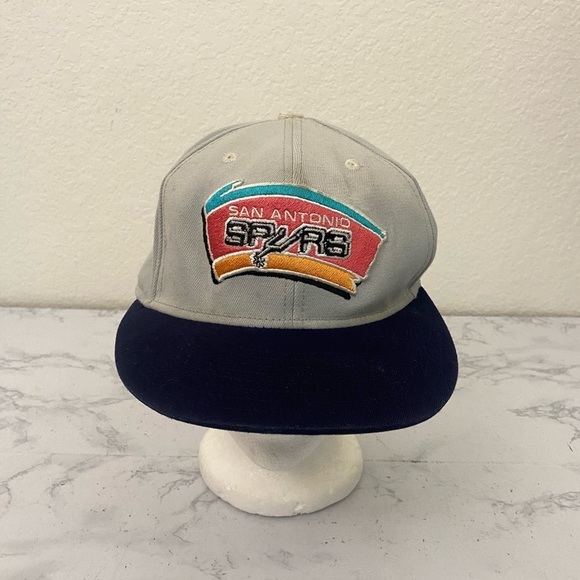 adidas Other - VINTAGE Adidas Nba San Antonio spurs Fitted Hat Mens S/M Basketball Throwback​​​
